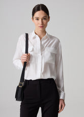 Ovs Contemporary Relaxed-Fit Shirt In Satin